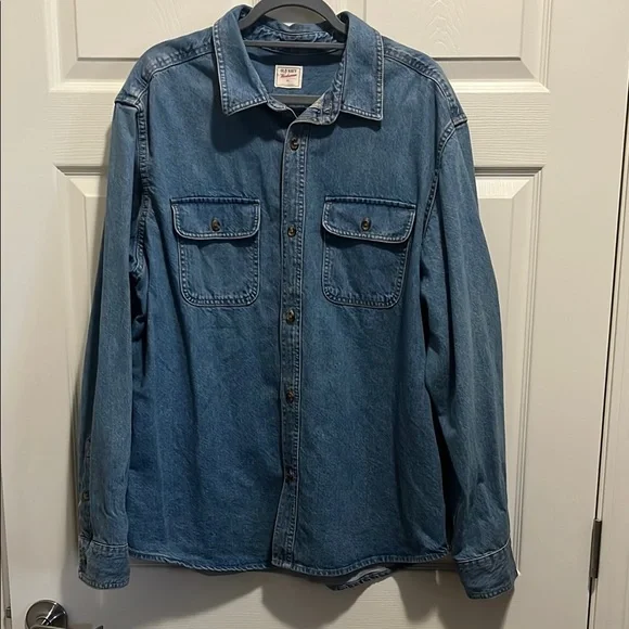 Old Navy Tops Old Navy Denim Blue Workwear Button Down Shirt